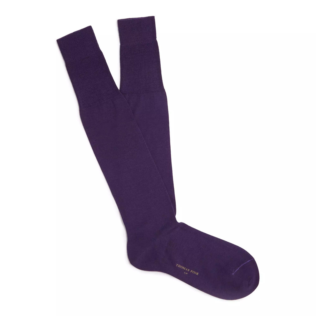 Purple Long Fine Merino Wool Socks