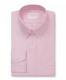 Pale Pink Classic Fit Smart Casual Button Down Weekend Oxford Shirt