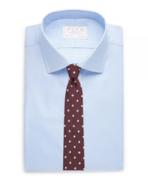 Pale Blue Tailored Fit Double Cuff Royal Twill Formal Shirt