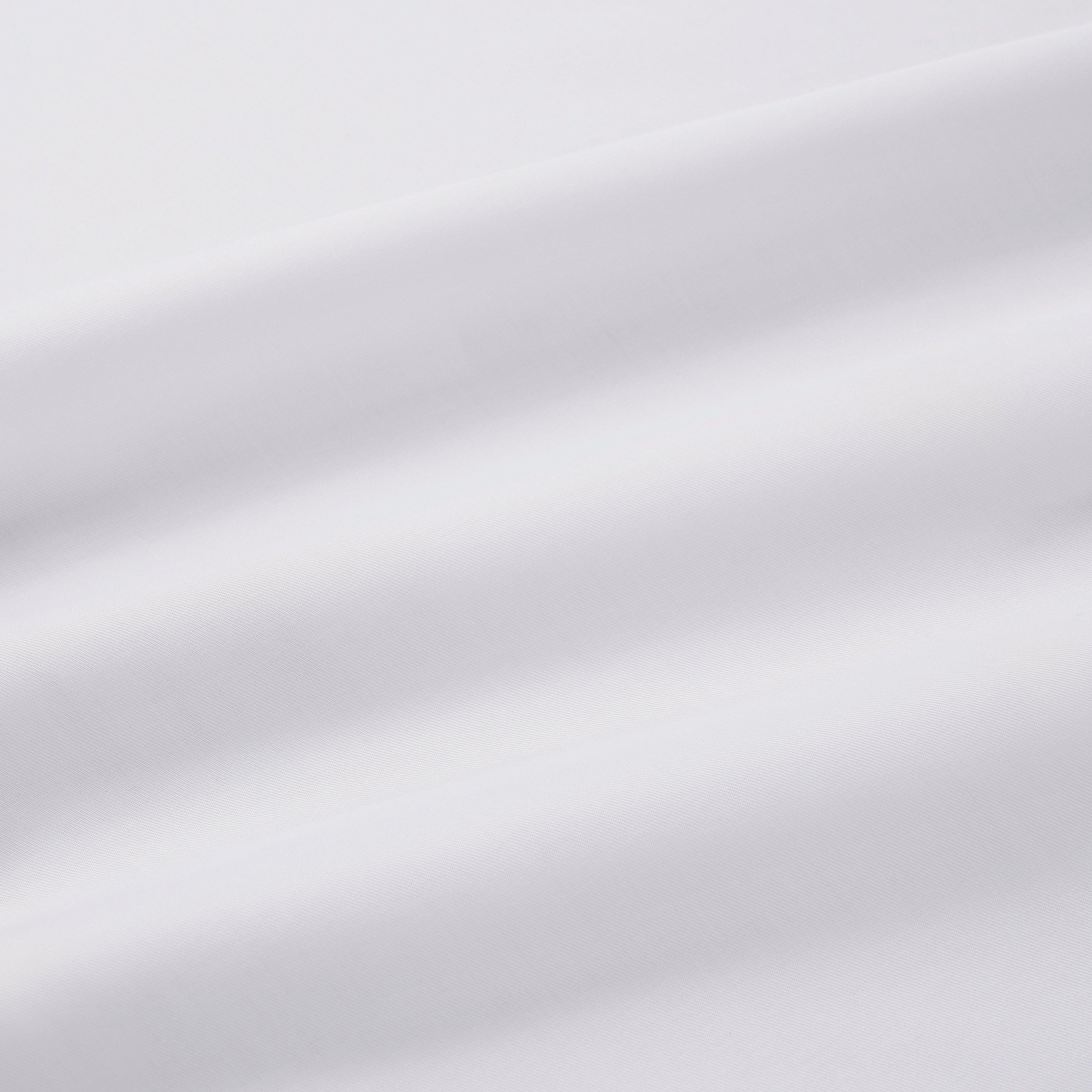 White Slim Fit Double Cuff Marcella Twill Evening Shirt