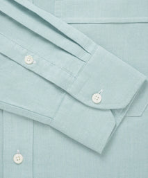 Teal Green Tailored Fit Button Down Smart Casual American Oxford Shirt