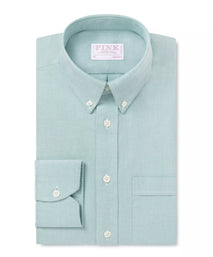 Teal Green Tailored Fit Button Down Smart Casual American Oxford Shirt
